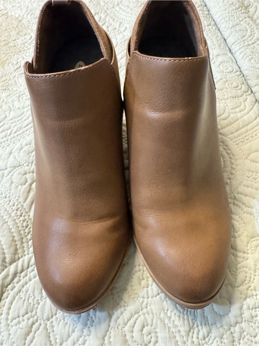 Dr.Scholls Classic Women's Brown Leather Ankle Booties